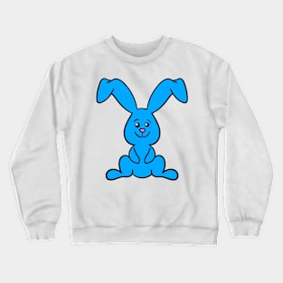 Blue Schlappohr Easter Bunny Crewneck Sweatshirt